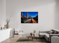 60 x 40″, Photo Print Under Acrylic Glass Downtown Los Angeles