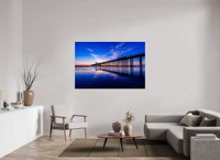 66 x 44″, Acrylic Canvas Oceanside Pier - Oceanside, CA