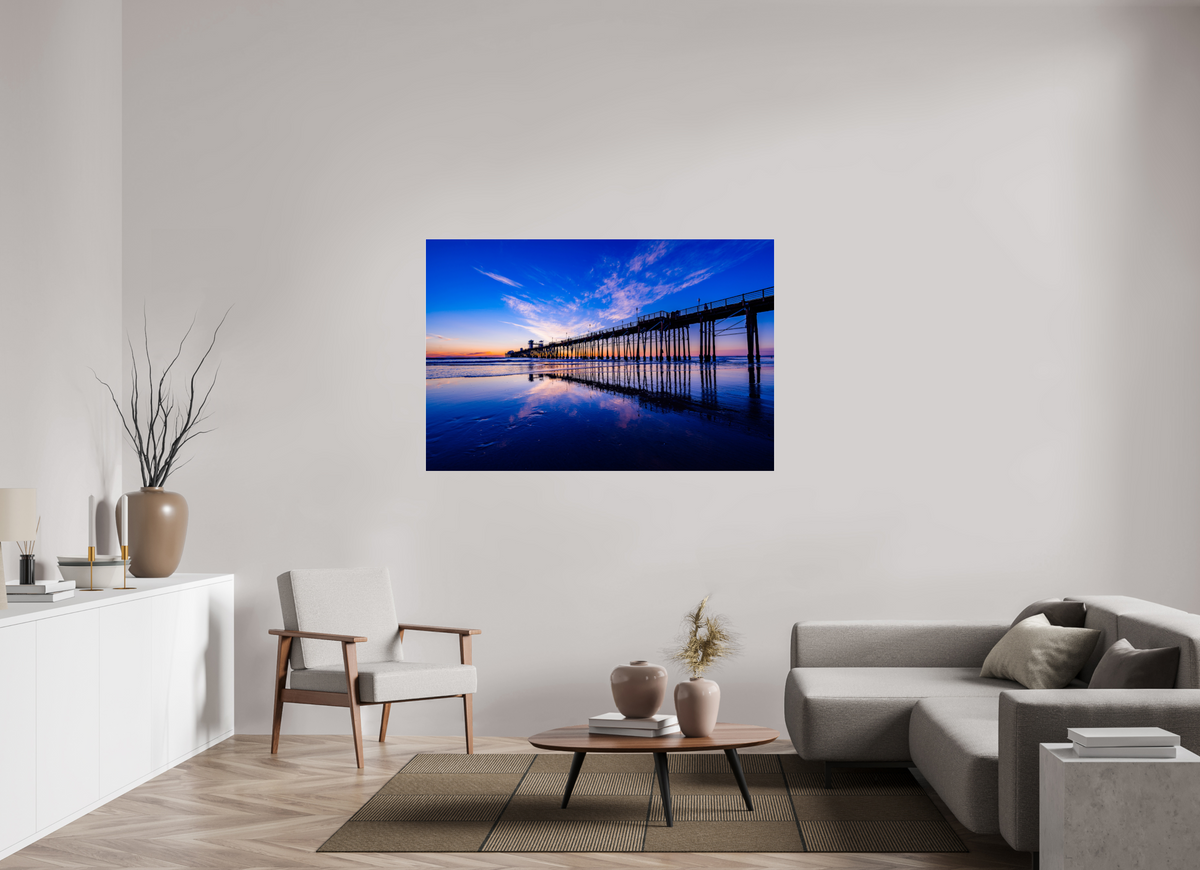 60 x 40″, Acrylic Canvas Oceanside Pier - Oceanside, CA