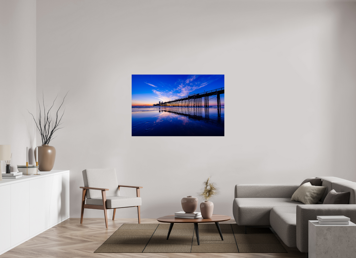 54 x 36″, Fujiflex High Gloss Print Oceanside Pier - Oceanside, CA